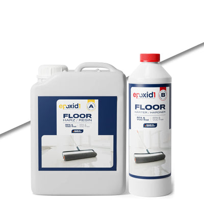 2K Epoxidharz Bodenbeschichtung zum Gießen - Weiß