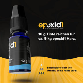 Epoxid1 Epoxidharz Farbkonzentrat 10g Tinte für 5kg Harz