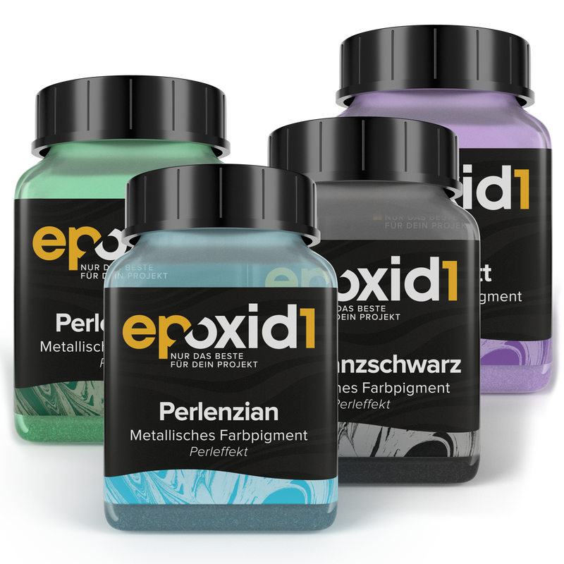 MEYSPRING Blaues Glimmerpigment - Tropisches Blau Für Epoxidharz & Kunst