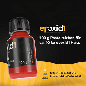 100g epoxid1 Paste reichen für 10kg Harz