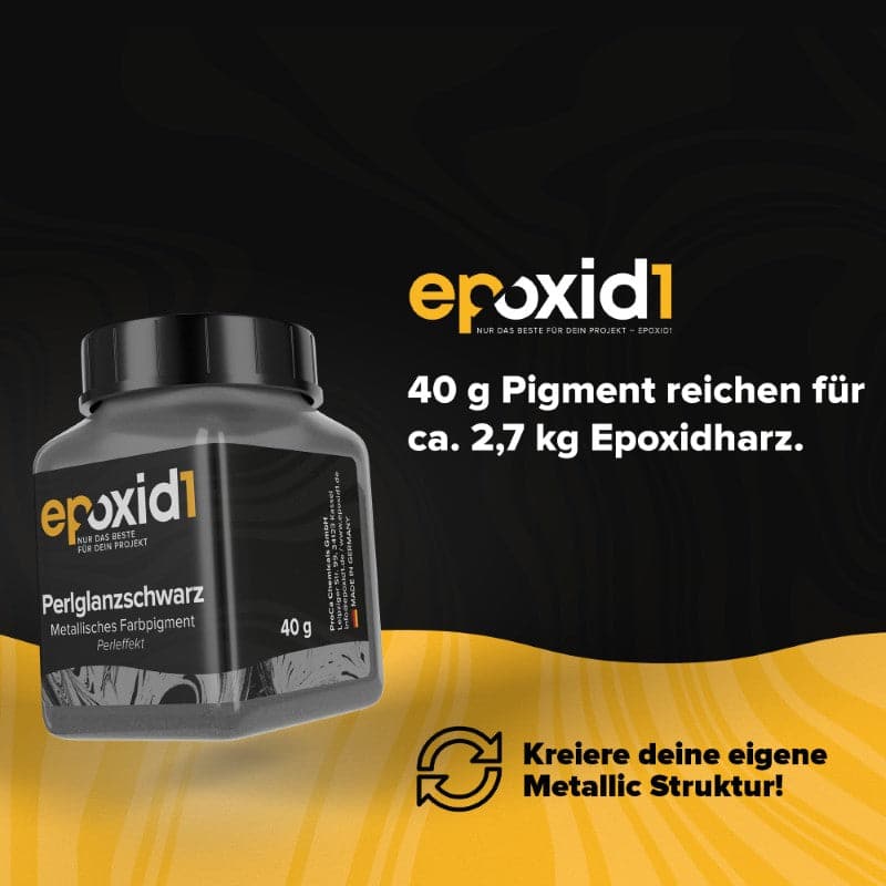 40g epoxid1 Pigment reichen für 2,7kg Harz