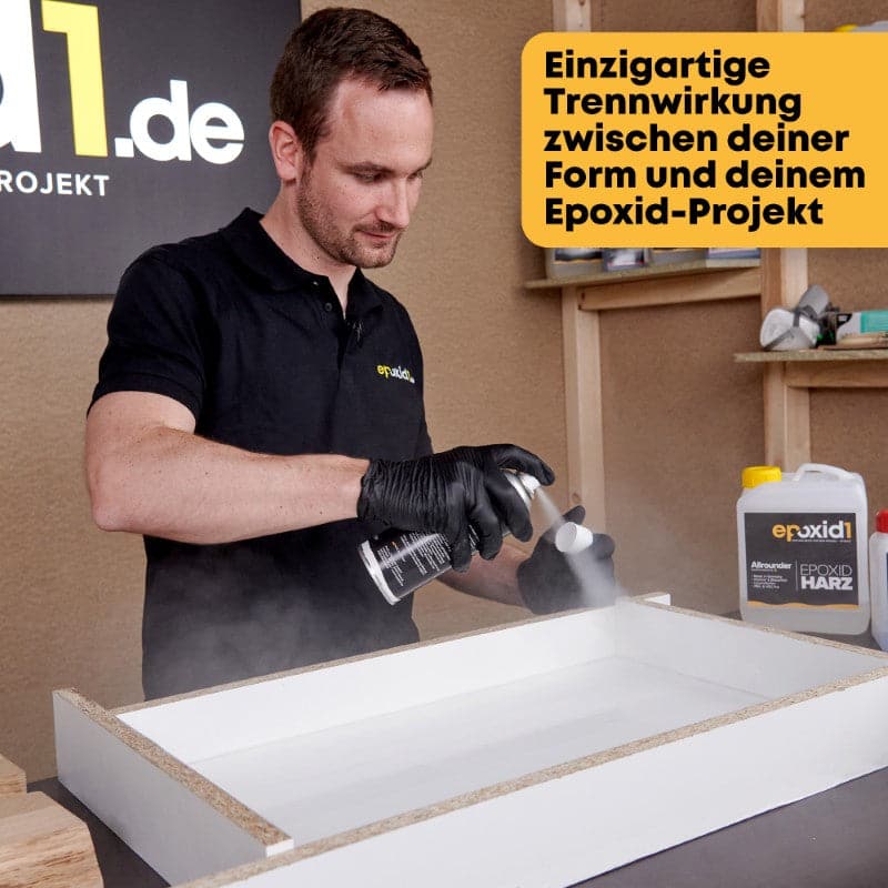 Das Epoxid1 Trennspray hat eine einzigartige Trennwirkung