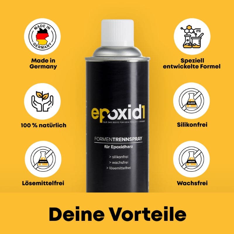 Die Epoxid1 Trennspray Vorteile: Made in Germany und Lösemittelfrei